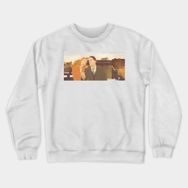 Margot and Richie, The Royal Tenenbaums Crewneck Sweatshirt by claudiamaestriny